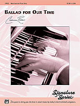 Ballad for Our Time piano sheet music cover